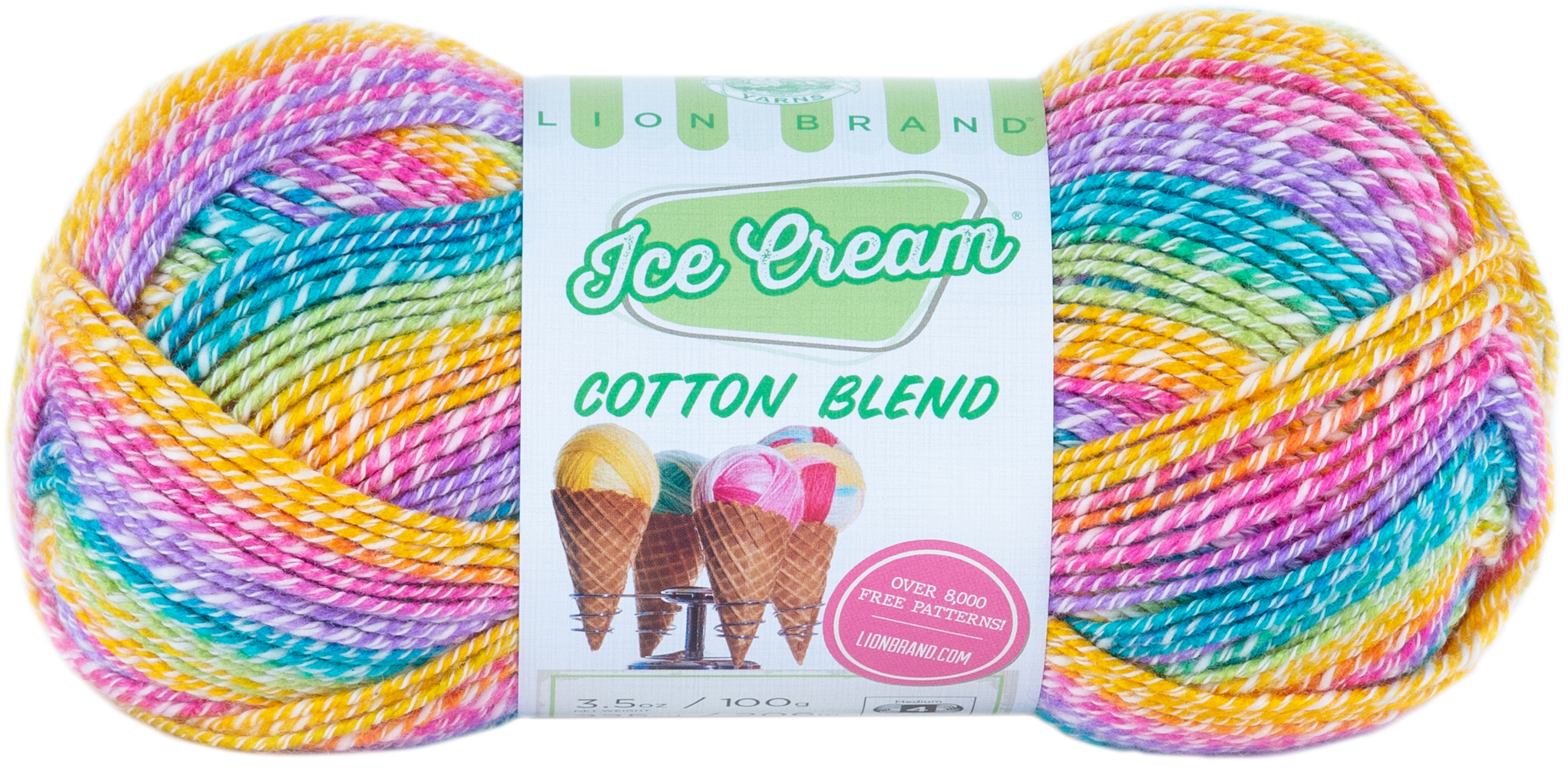 lion-brand-ice-cream-cotton-blend-yarn-rainbow-23032059242-ebay