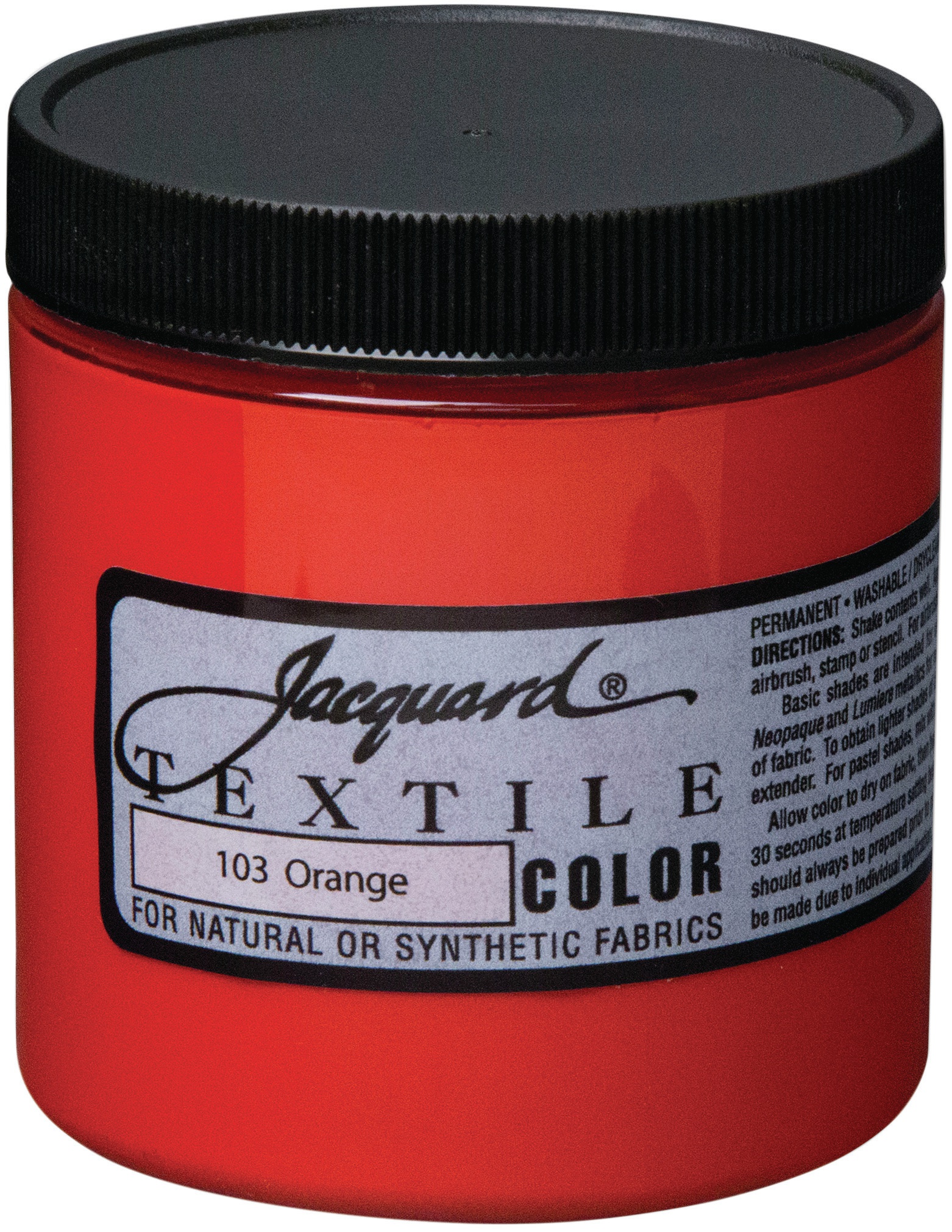 Jacquard Textile Color Fabric Paint 8oz-Orange 743772210306 | eBay