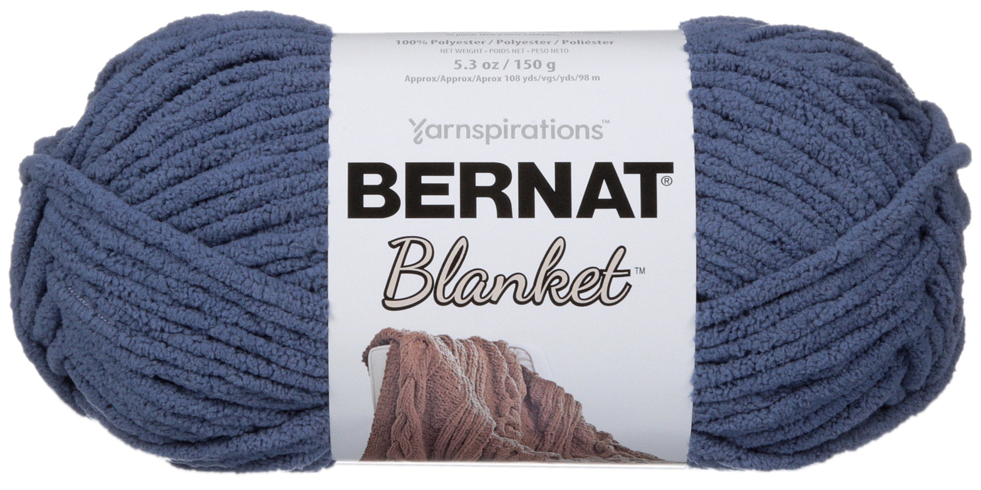 Spinrite Bernat Blanket Yarn-Country Blue, 161200-106 | eBay