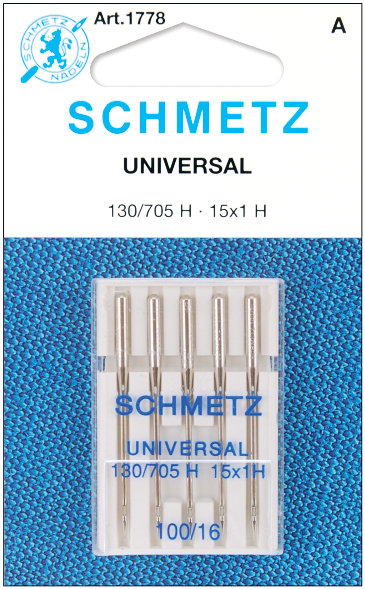 25 Schmetz Universal Sewing Machine Needles 130//705H 15x1H Size 120//19 by Schmetz