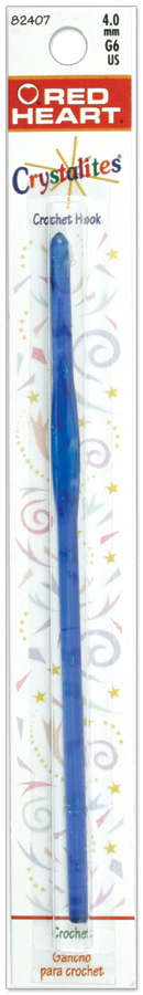 Red Heart Crystalites Acrylic Crochet Hook 5.5 Size G6/4mm