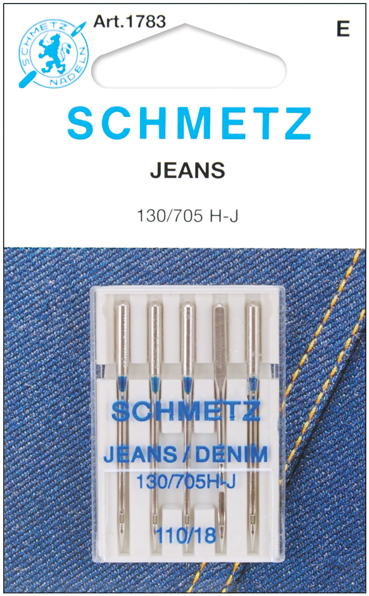 Schmetz Denim Jeans Sewing Machine Needles 15x1 Size 18 for sale online