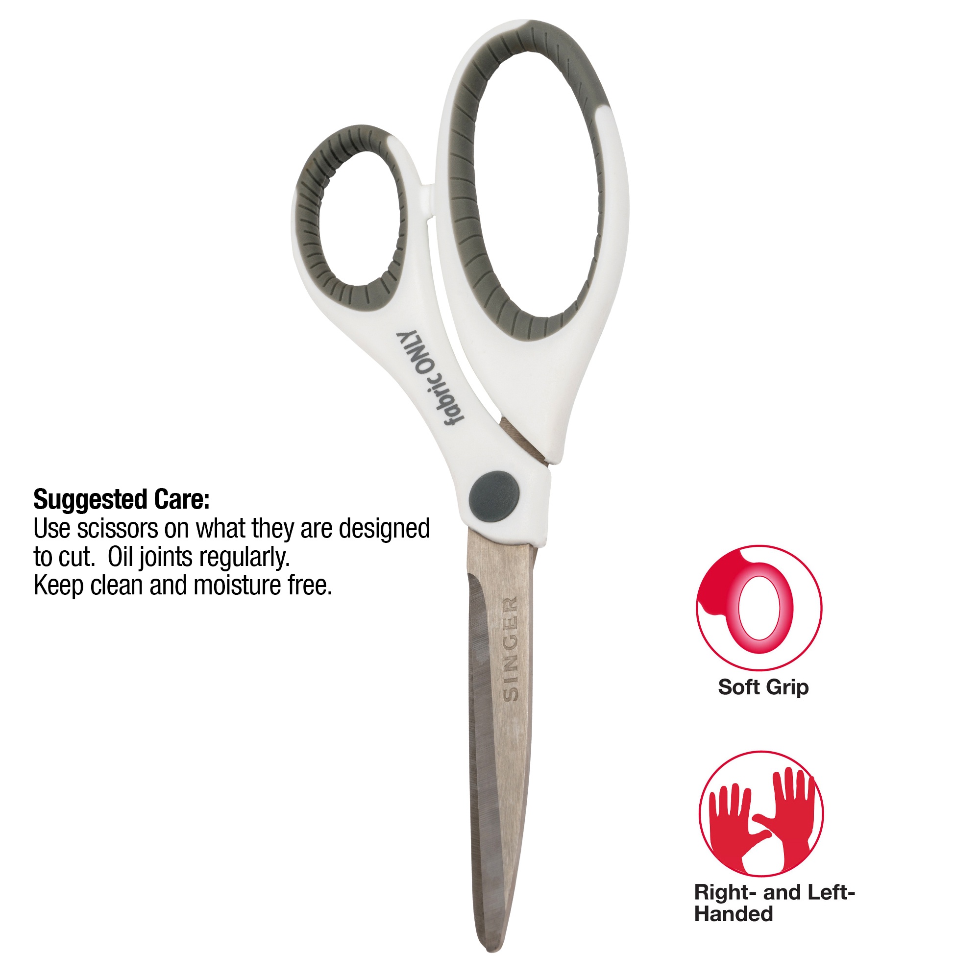 Singer Comfort Grip Sewing Scissors 8.5