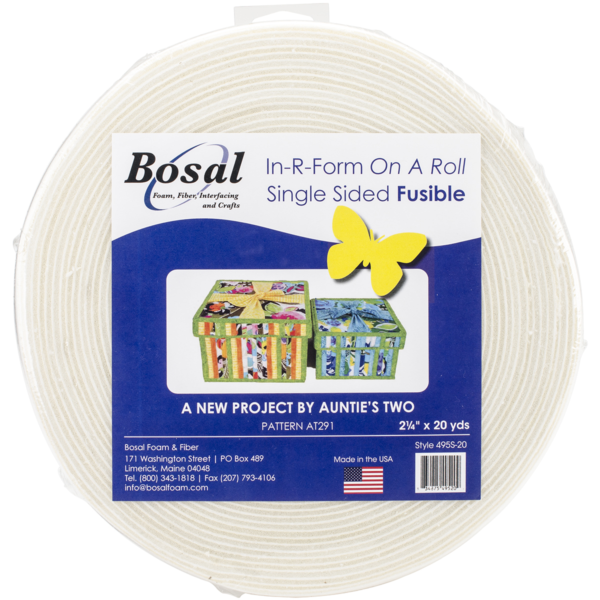 Bosal In-R-Form Unique Fusible Foam Stabilizer-2.25"X20yd