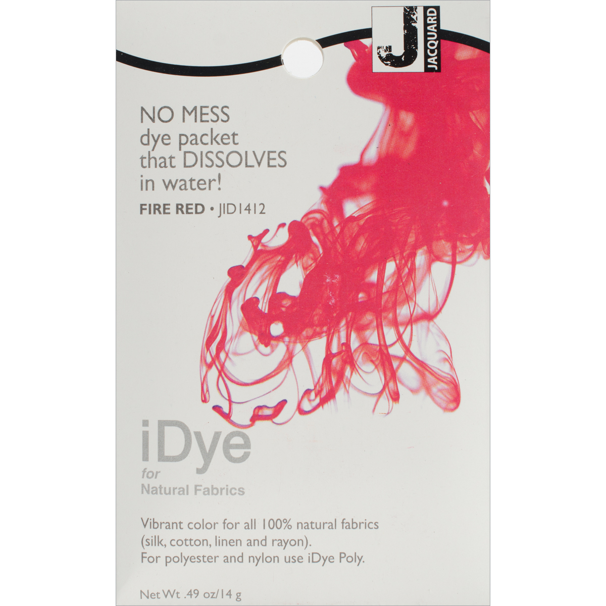 Jacquard iDye Efnislitarefni 14g - Fire Red