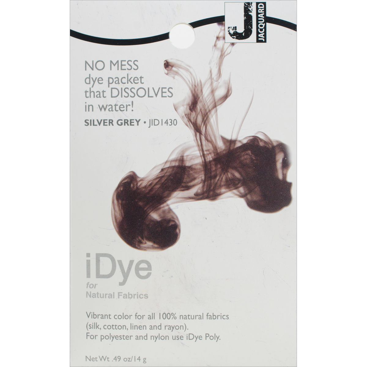 Jacquard iDye Efnislitarefni 14g - Silver Grey