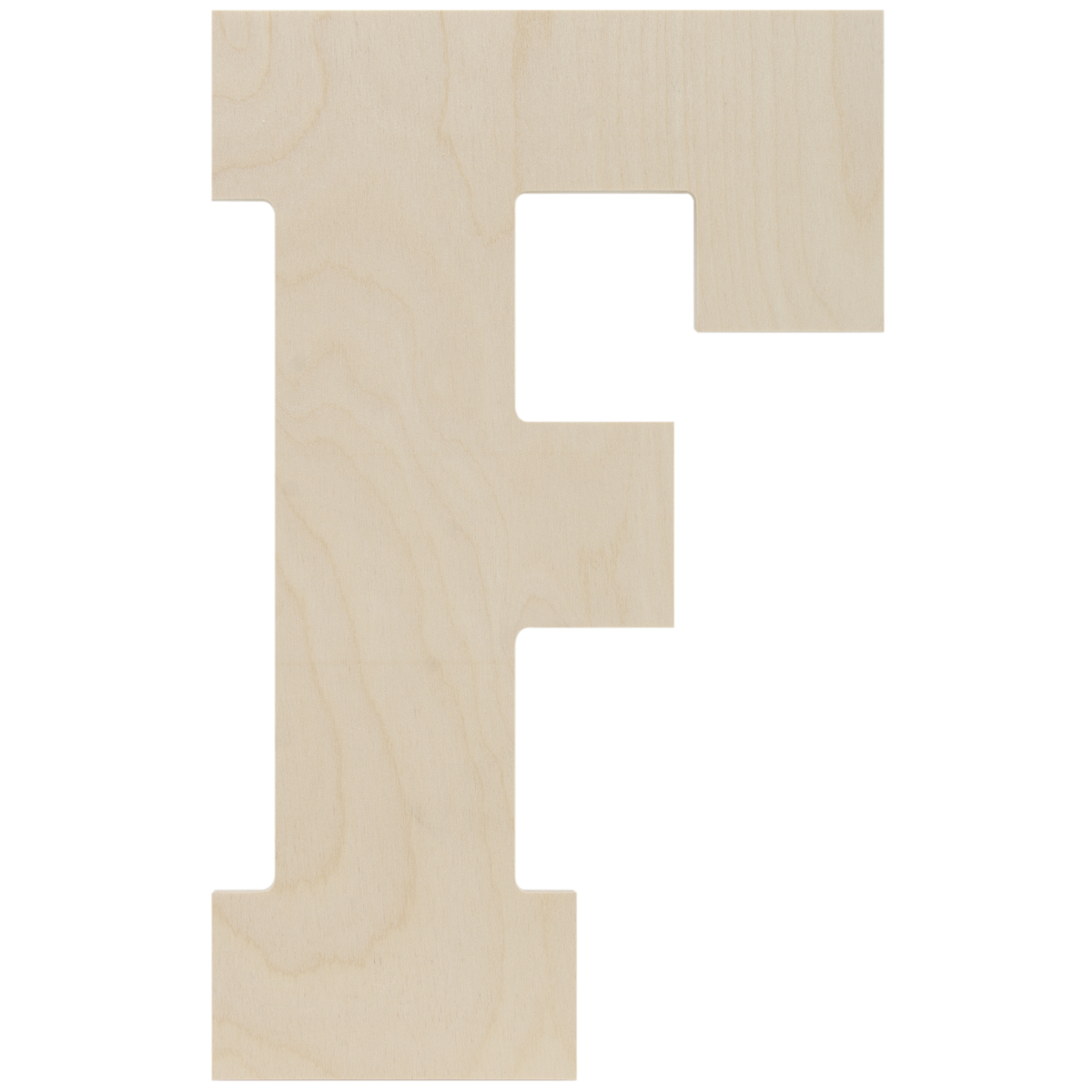 Baltic Birch Collegiate Font Letters & Numbers 13