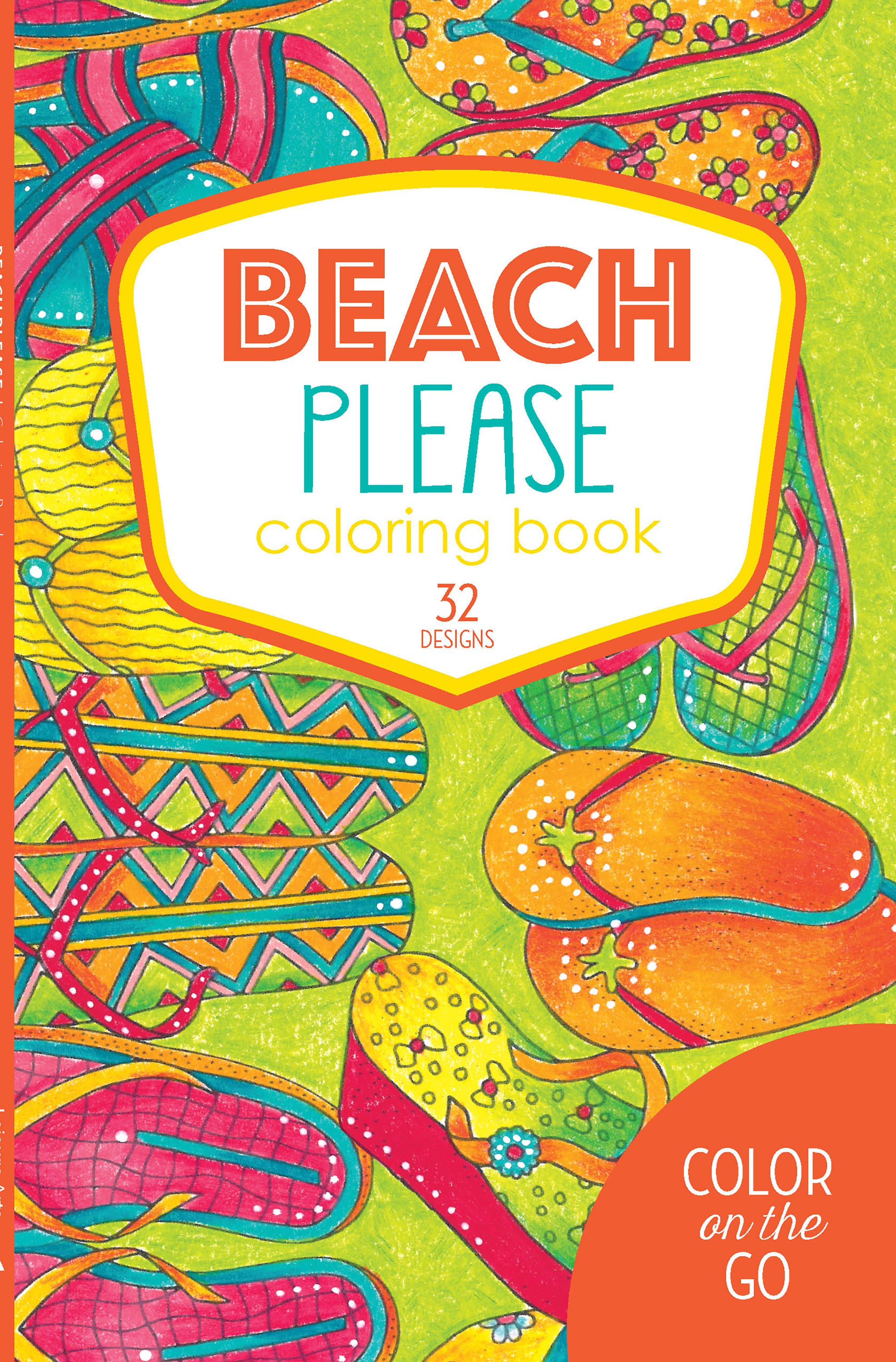 Leisure Arts-Beach Please Coloring Book | eBay