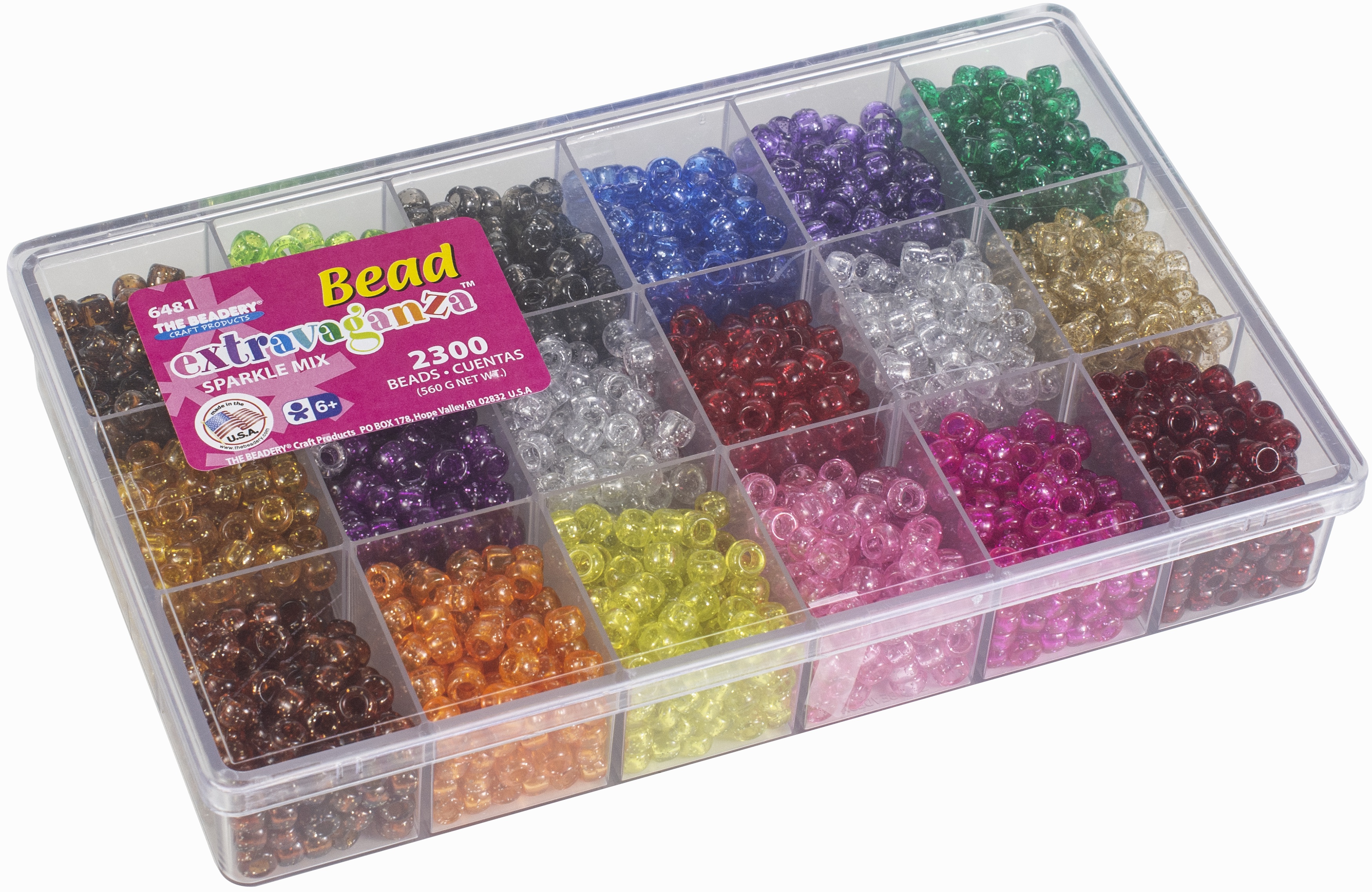 All Sparkle Beadery B6481 Extravaganza Bead Box Kit 19.75 oz