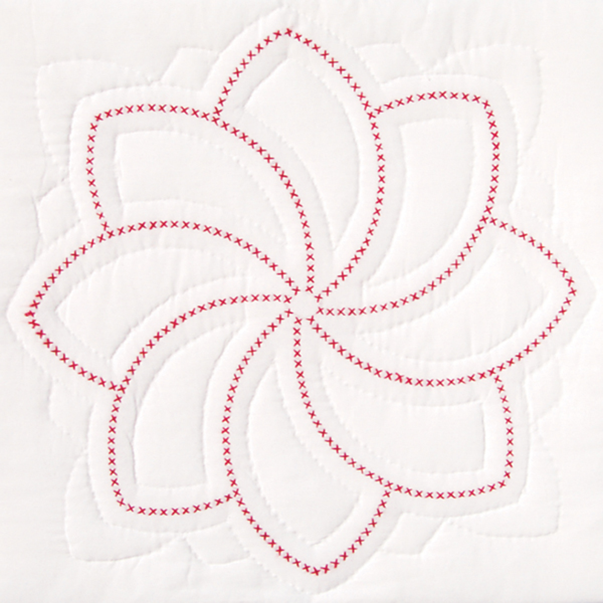 Jack Dempsey Stamped White Quilt Blocks 18/"X18/" 6//Pkg-Butterfly Wreath