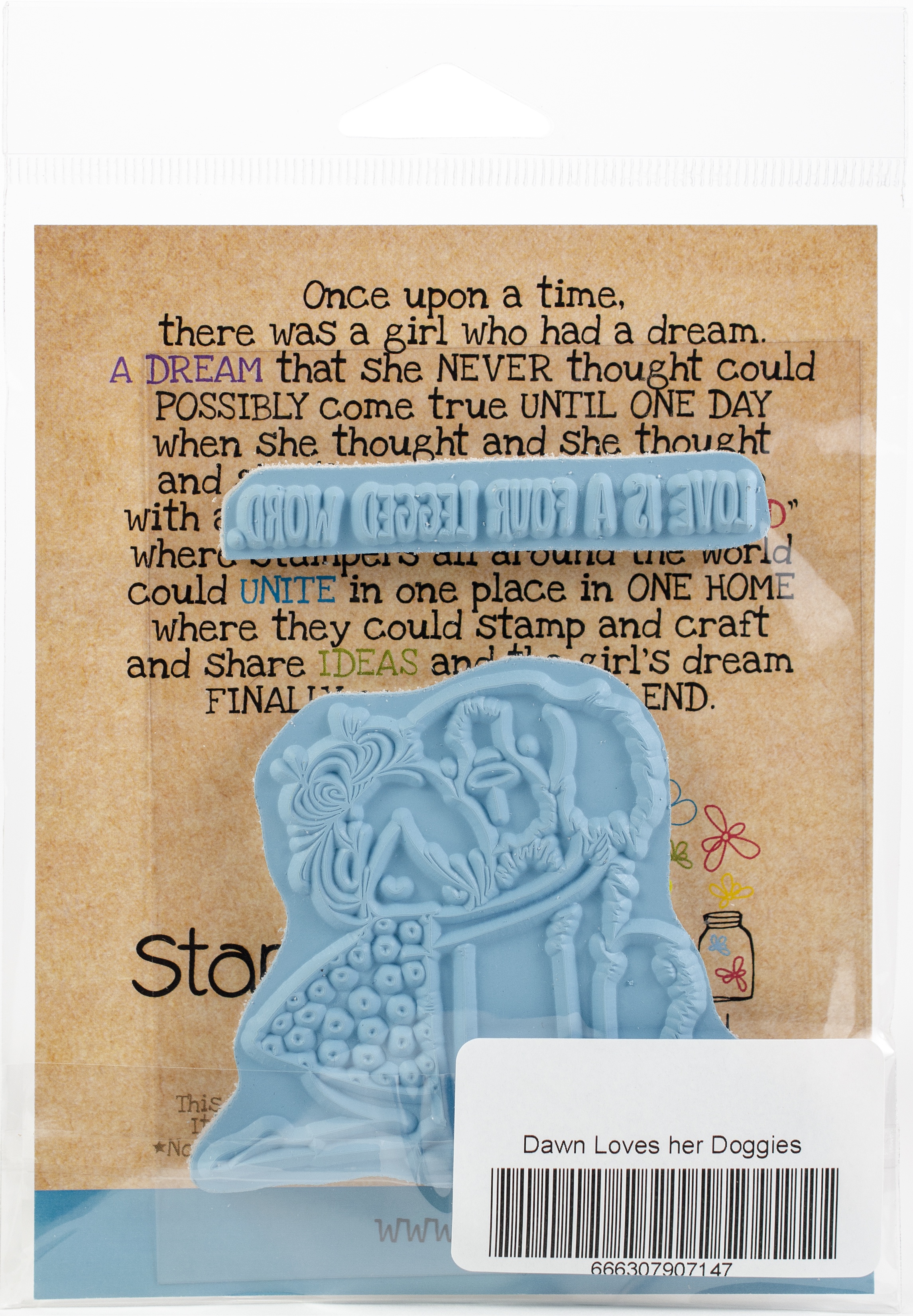 Stamping Bella EB519 Cling Stamps-Mermaid