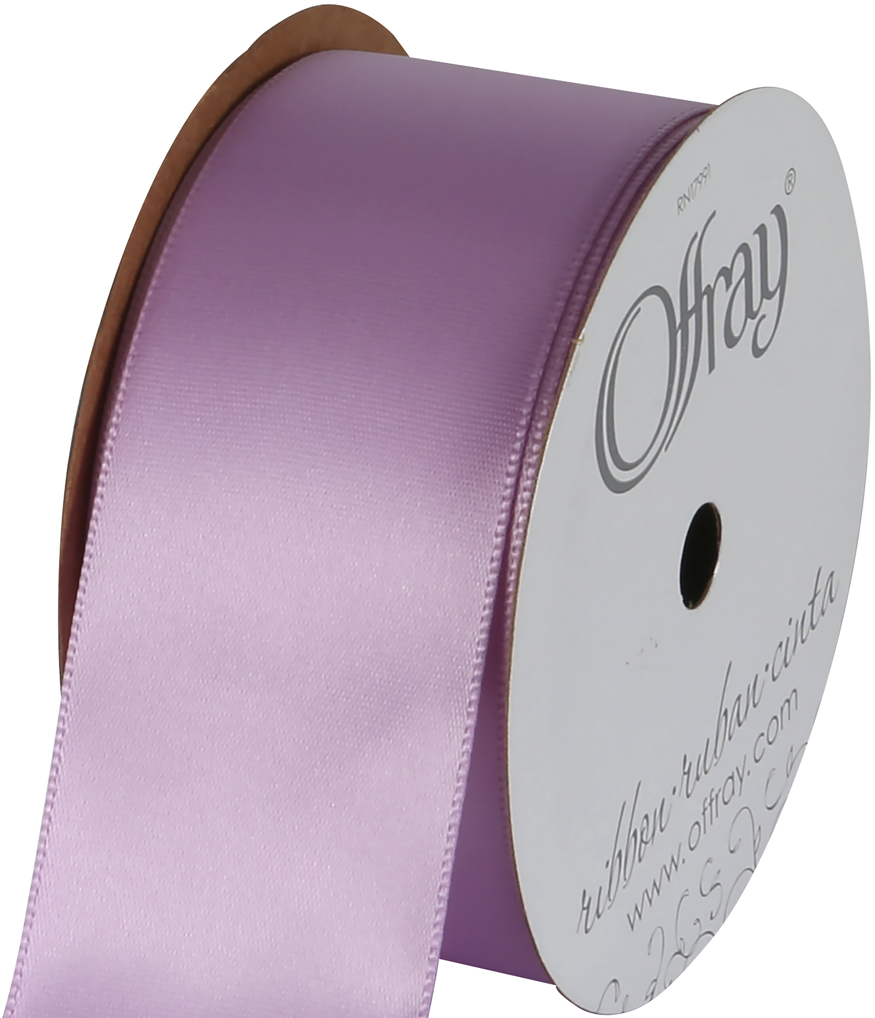 Offray Single Face Satin Ribbon 1-1/2"X12'-Light Orchid, 1017-430 | eBay