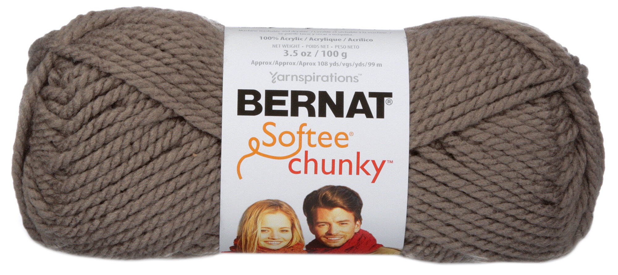 Spinrite Bernat Softee Chunky YarnTaupe Grey, 16112828048 eBay