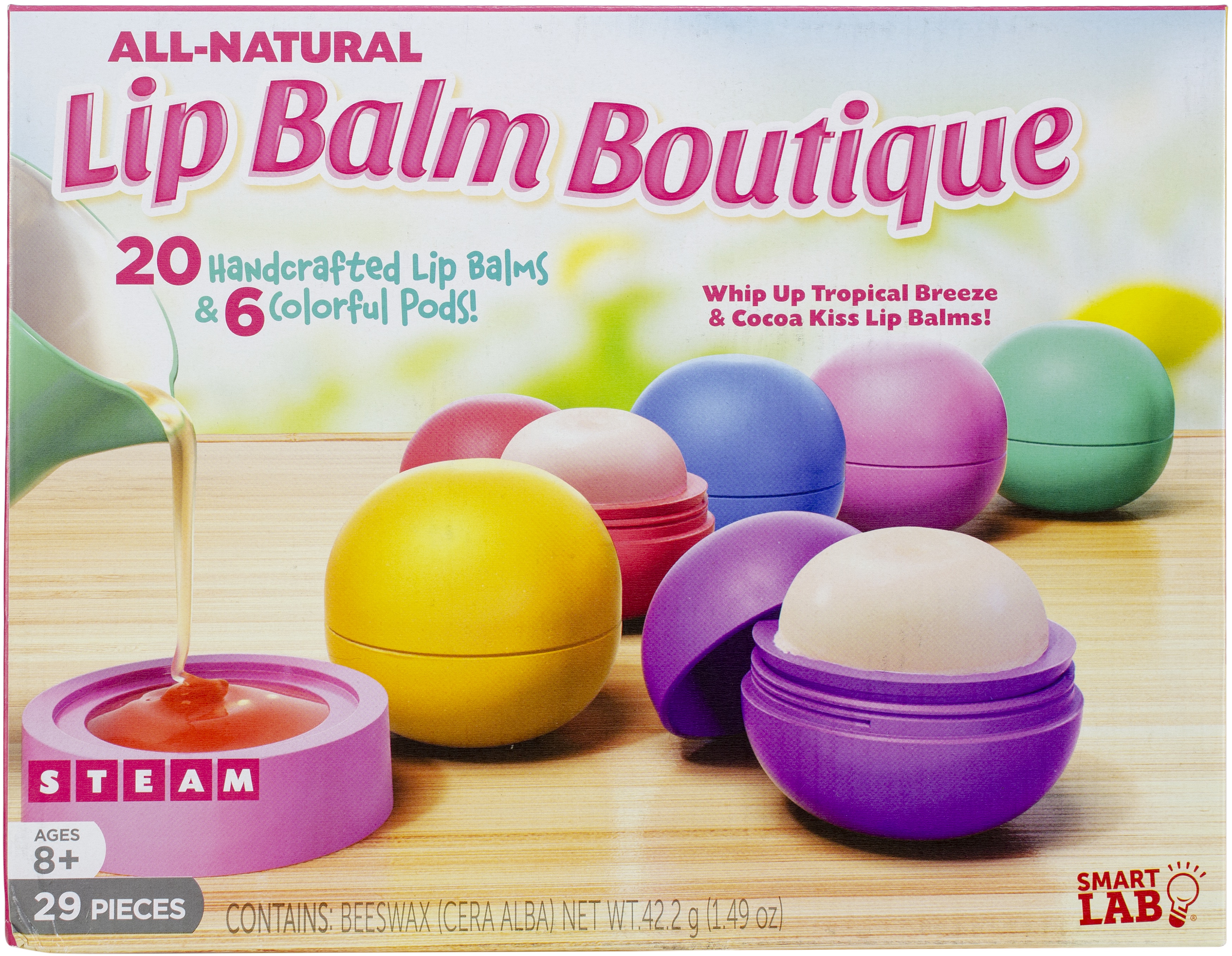 SmartLab All Natural Lip Balm Boutique Kit & Book-