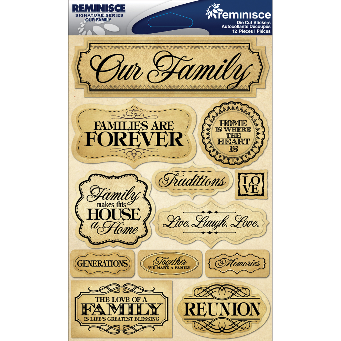 Reminisce Family Ancestry Heritage Generations Dimensional 3d Scrapbook