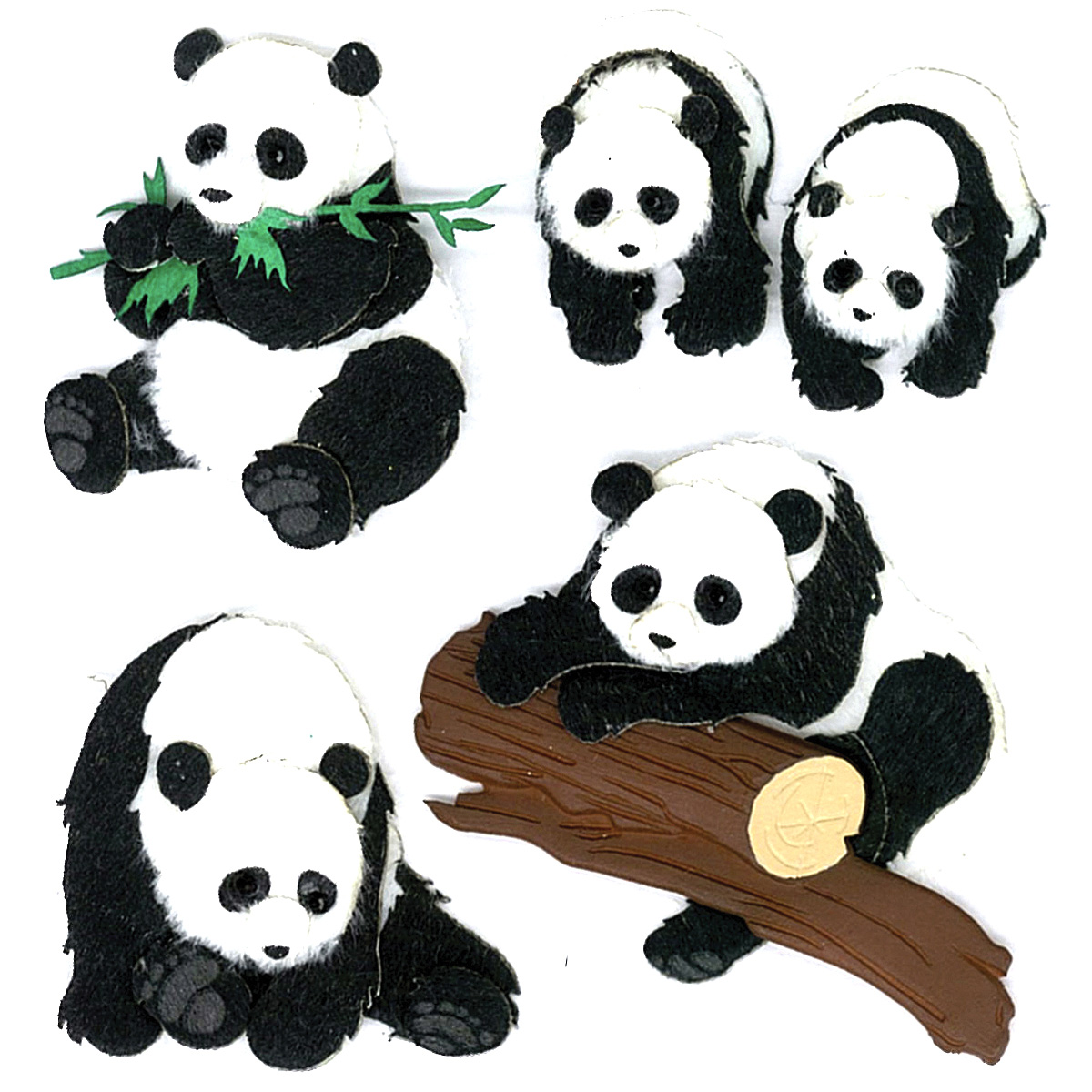 Jolee's Boutique Dimensional Stickers-Pandas, E5020051 | eBay