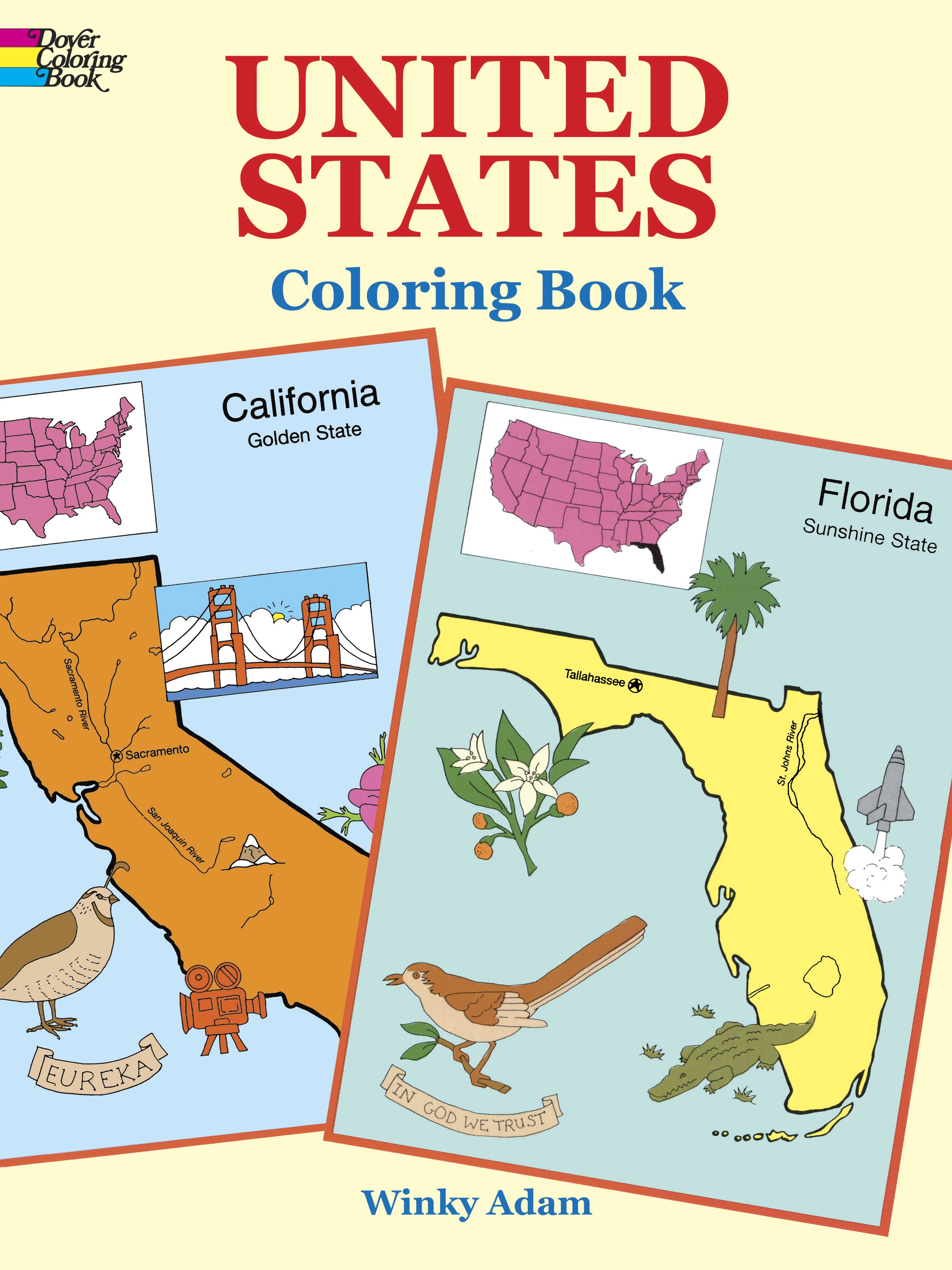 Dover PublicationsUnited States Coloring Book, DOV40168 eBay