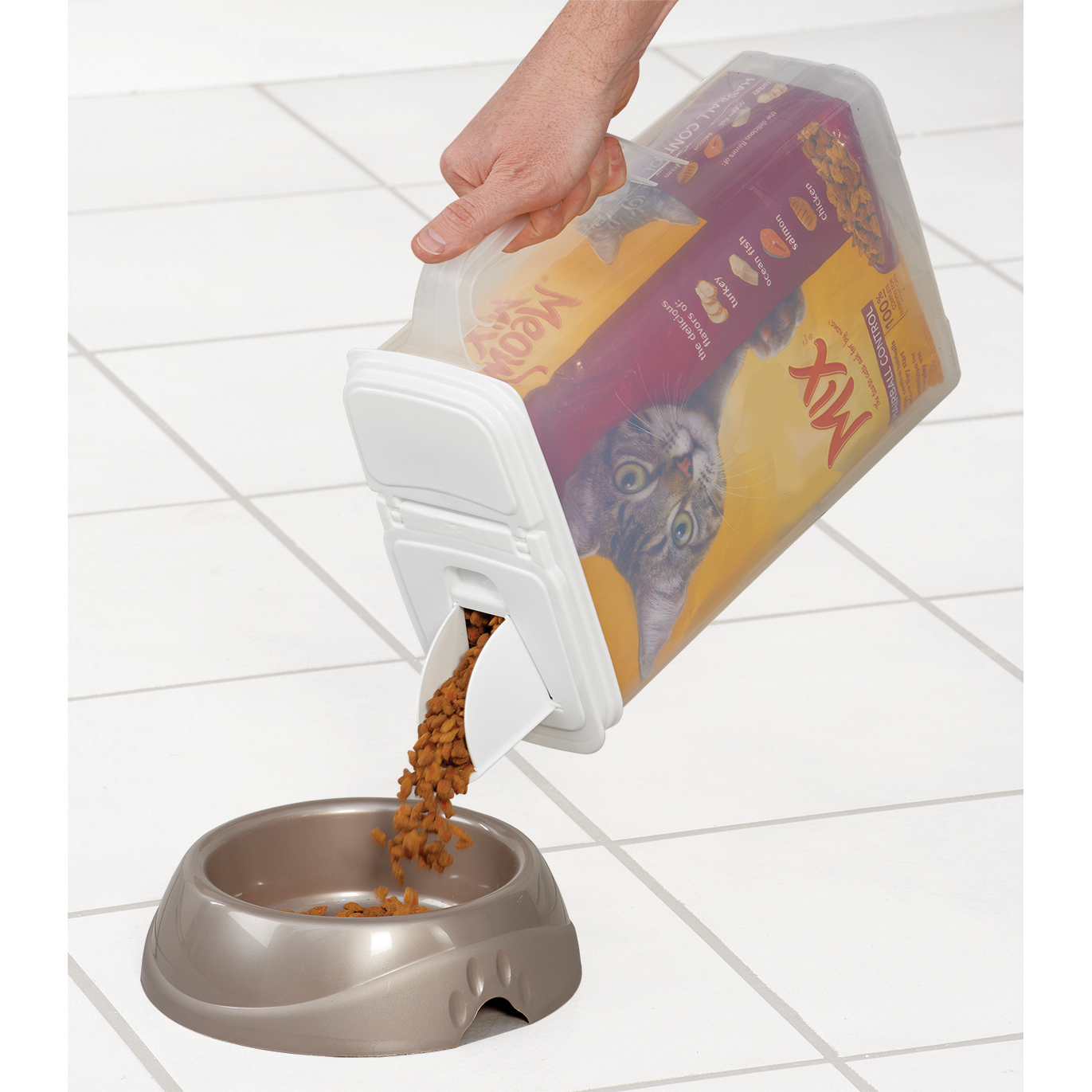 Buddeez 6qt "BagIn" Pet Food Dispenser Holds Up To 6lbs Buddeez 6qt "BagIn" Pet Food Dispenser Holds Up To 6lbs