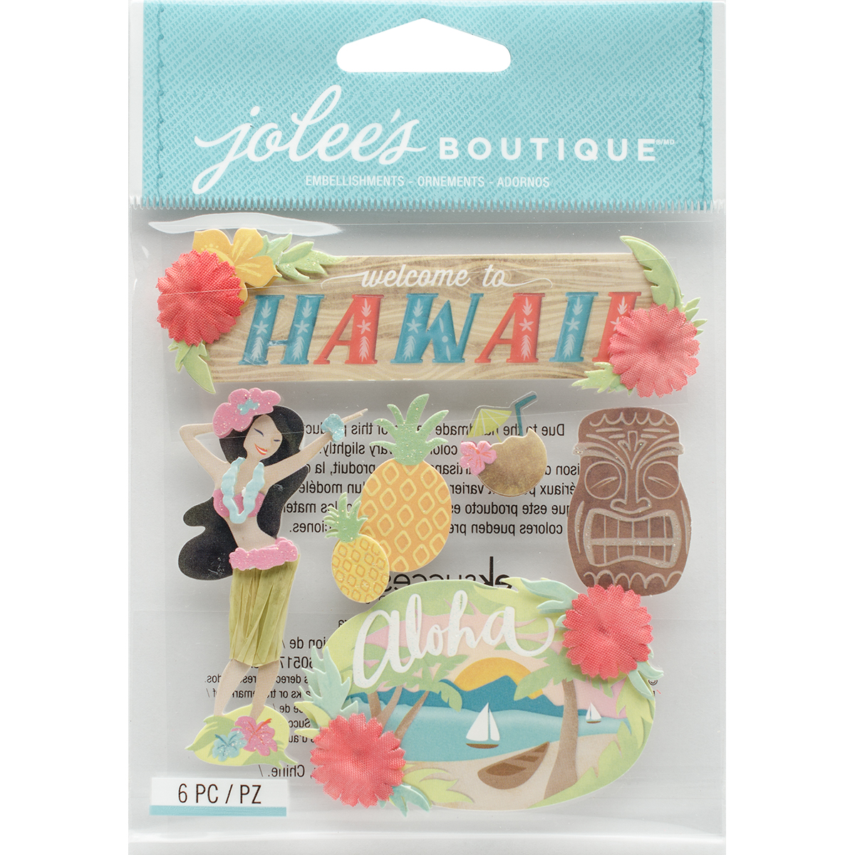 Jolee's Boutique Dimensional StickersHawaii, E5021926 eBay