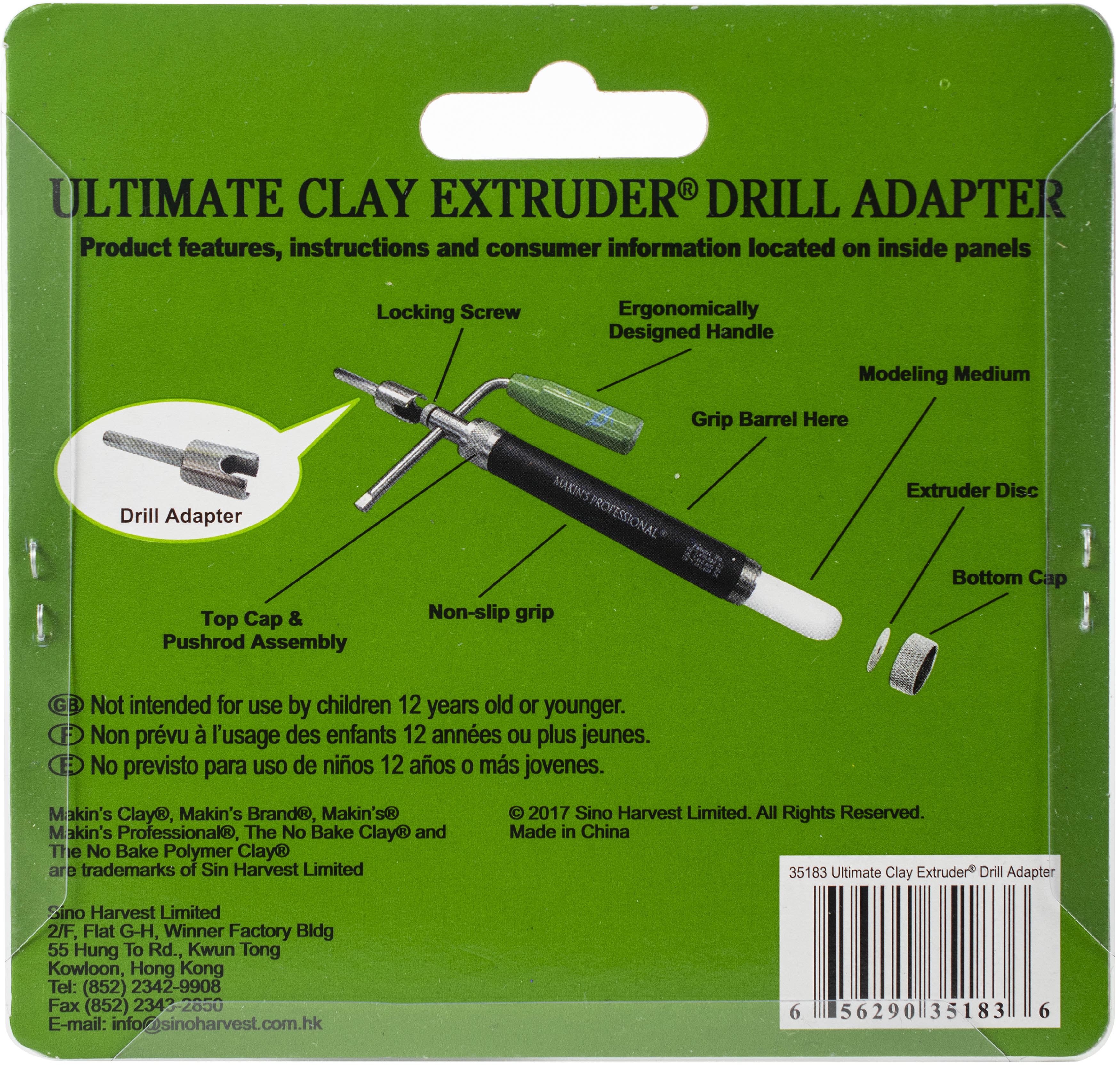 Makin's Professional Ultimate Clay Extruder Stainless Steel Set