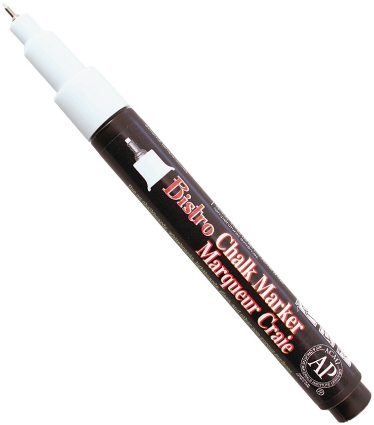 Bistro Chalk Marker Extra Fine TipWhite eBay