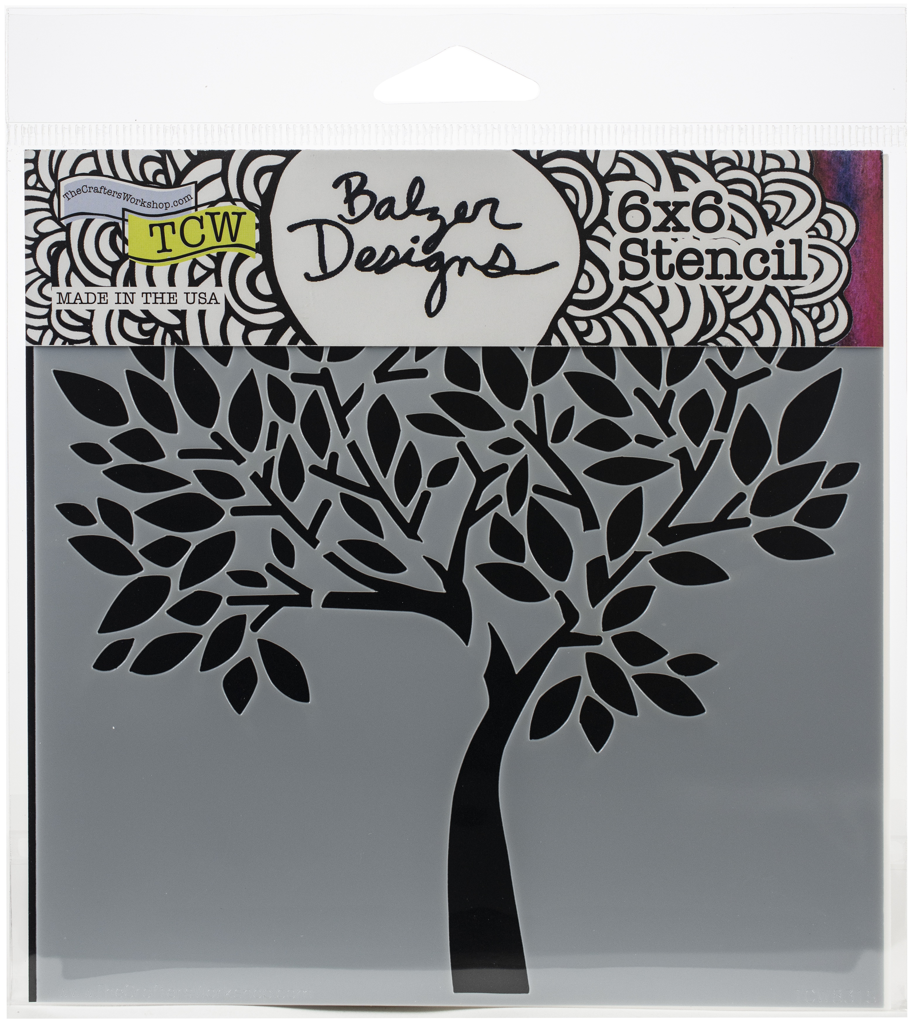 Crafter's Workshop Template 6"X6" Faithful Tree 842254028313 
