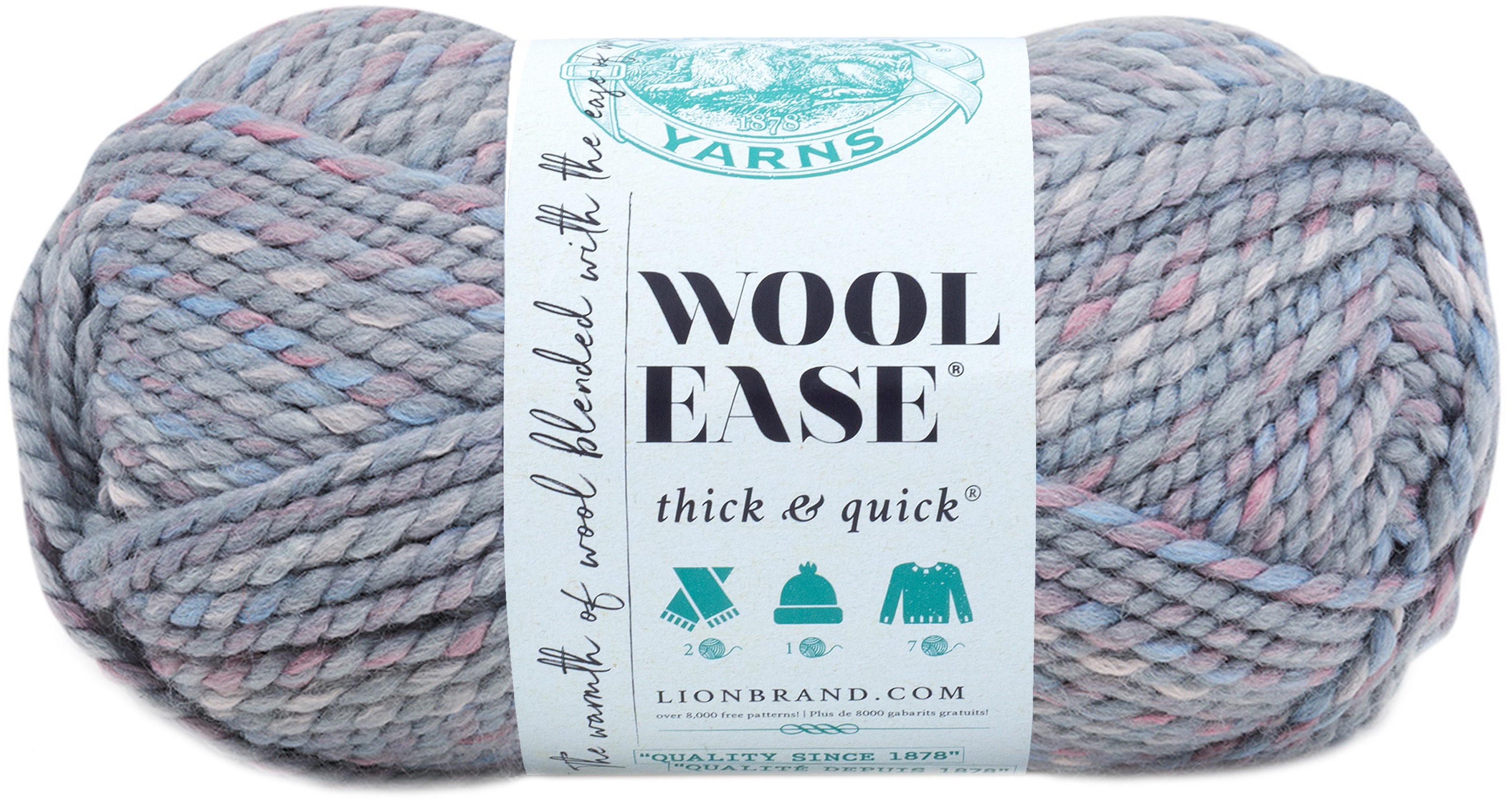 Lion Brand Wool-Ease Thick & Quick Yarn-Storm Front 23032645445 | eBay