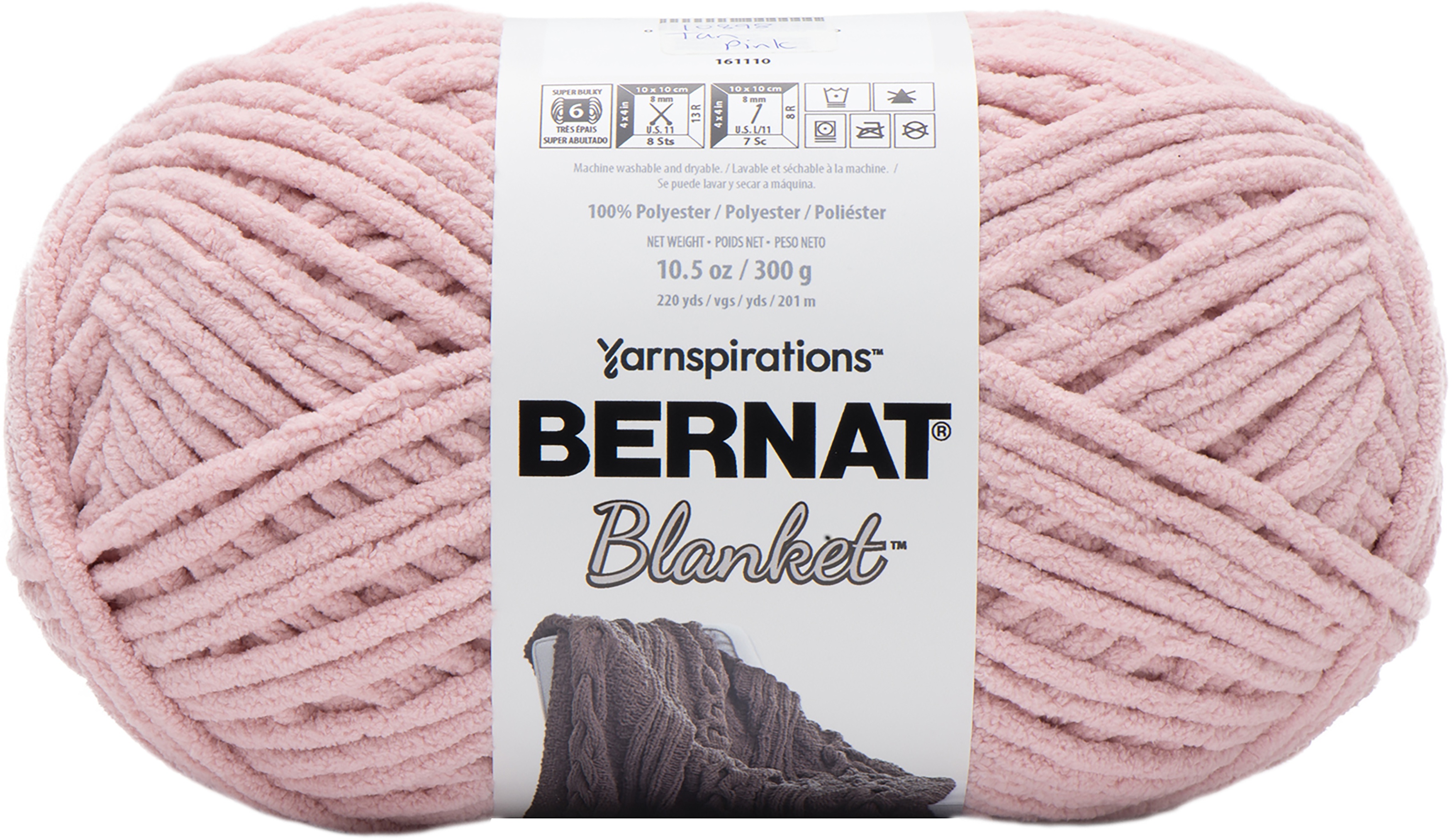 Bernat Blanket Big Ball Yarn-Tan Pink | eBay