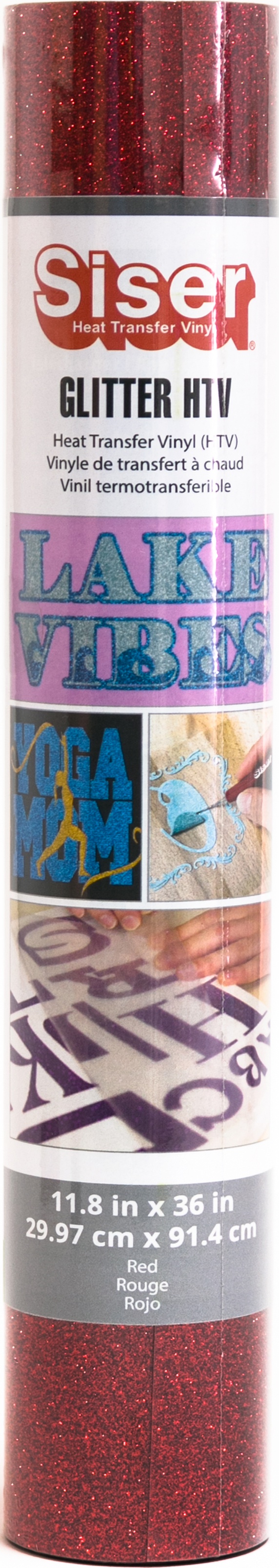 Siser Glitter HTV Vinyl 11.8"X36" RollRed eBay