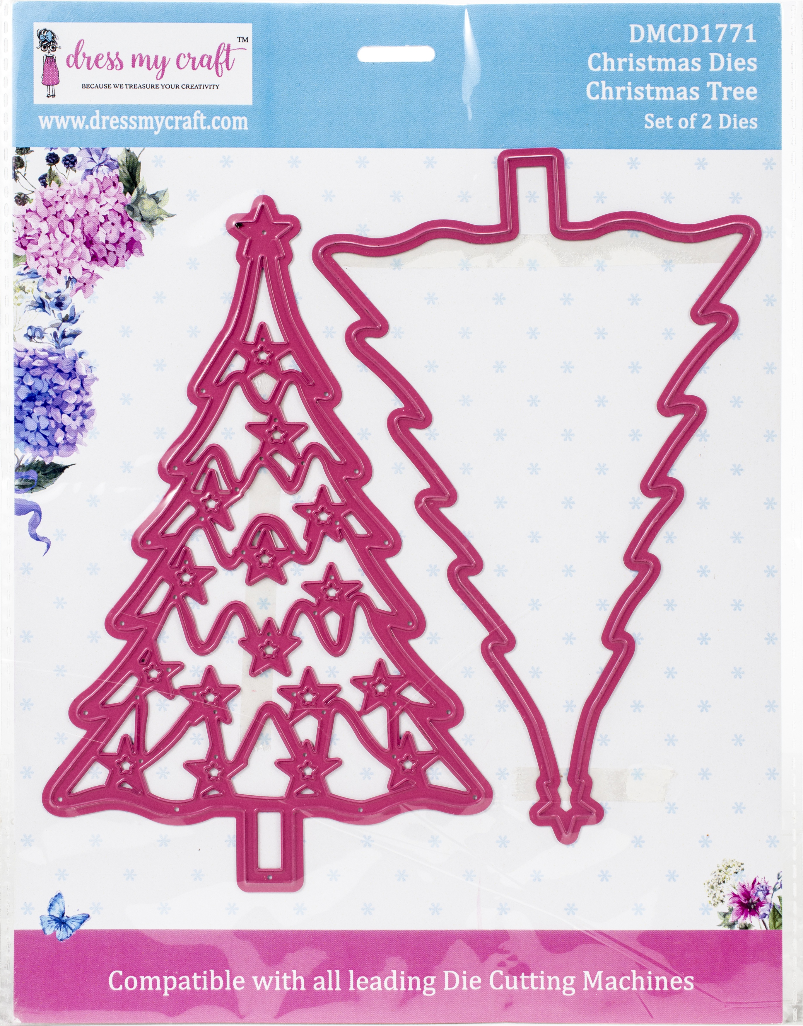 Dress My Craft Dies-Christmas- Christmas Tree 818911029986 | eBay