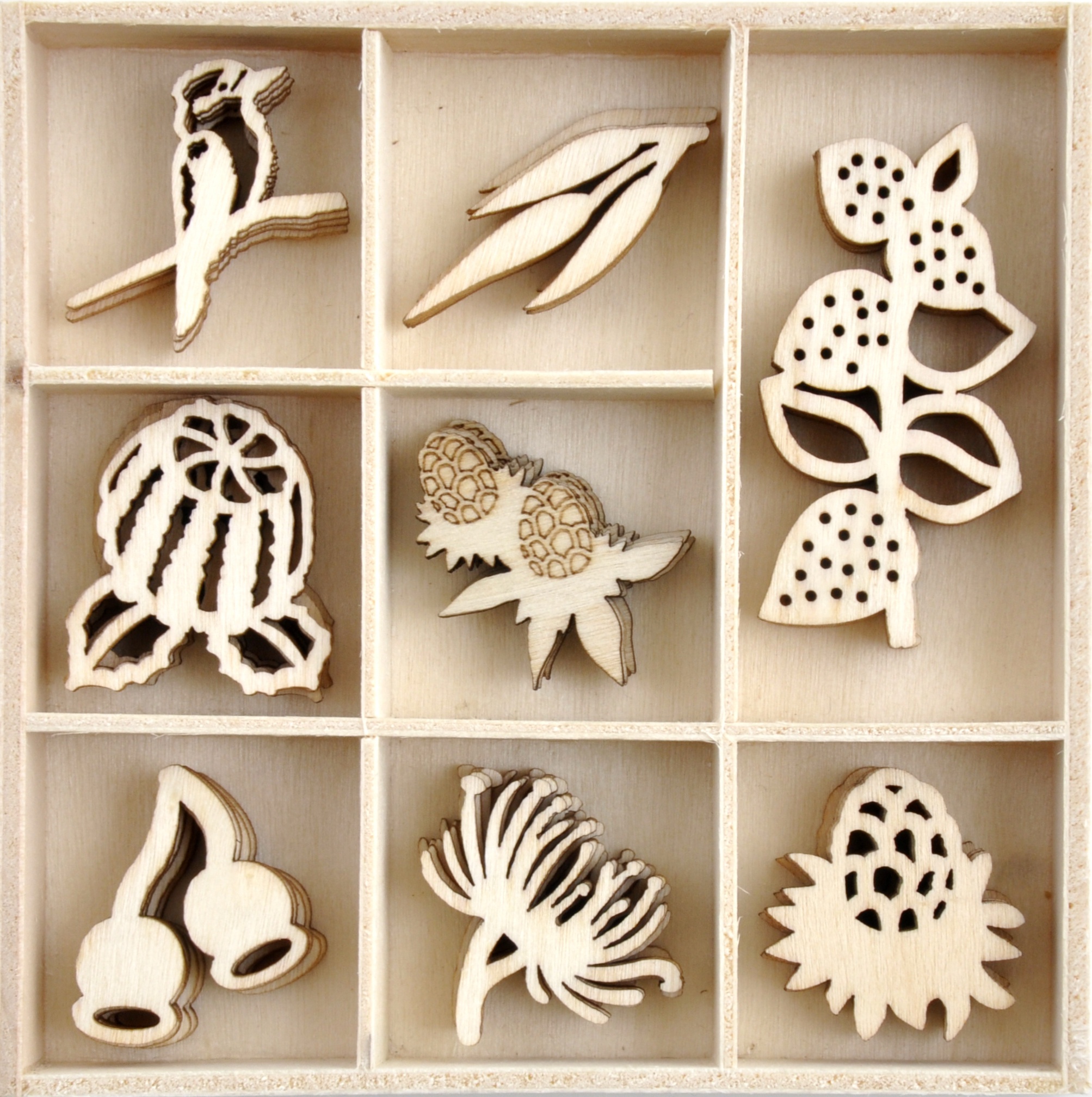 Kaisercraft Wood Mini Themed EmbellishmentsNative Breeze eBay