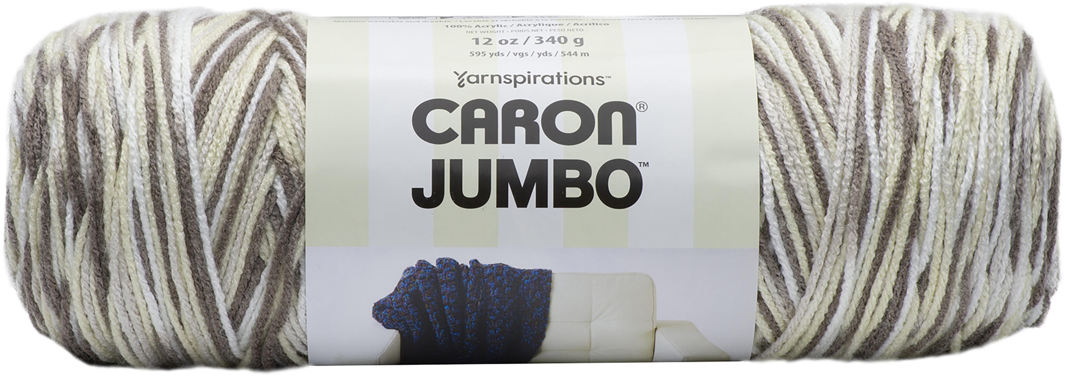 Caron Jumbo Print Yarn-Driftwood | eBay