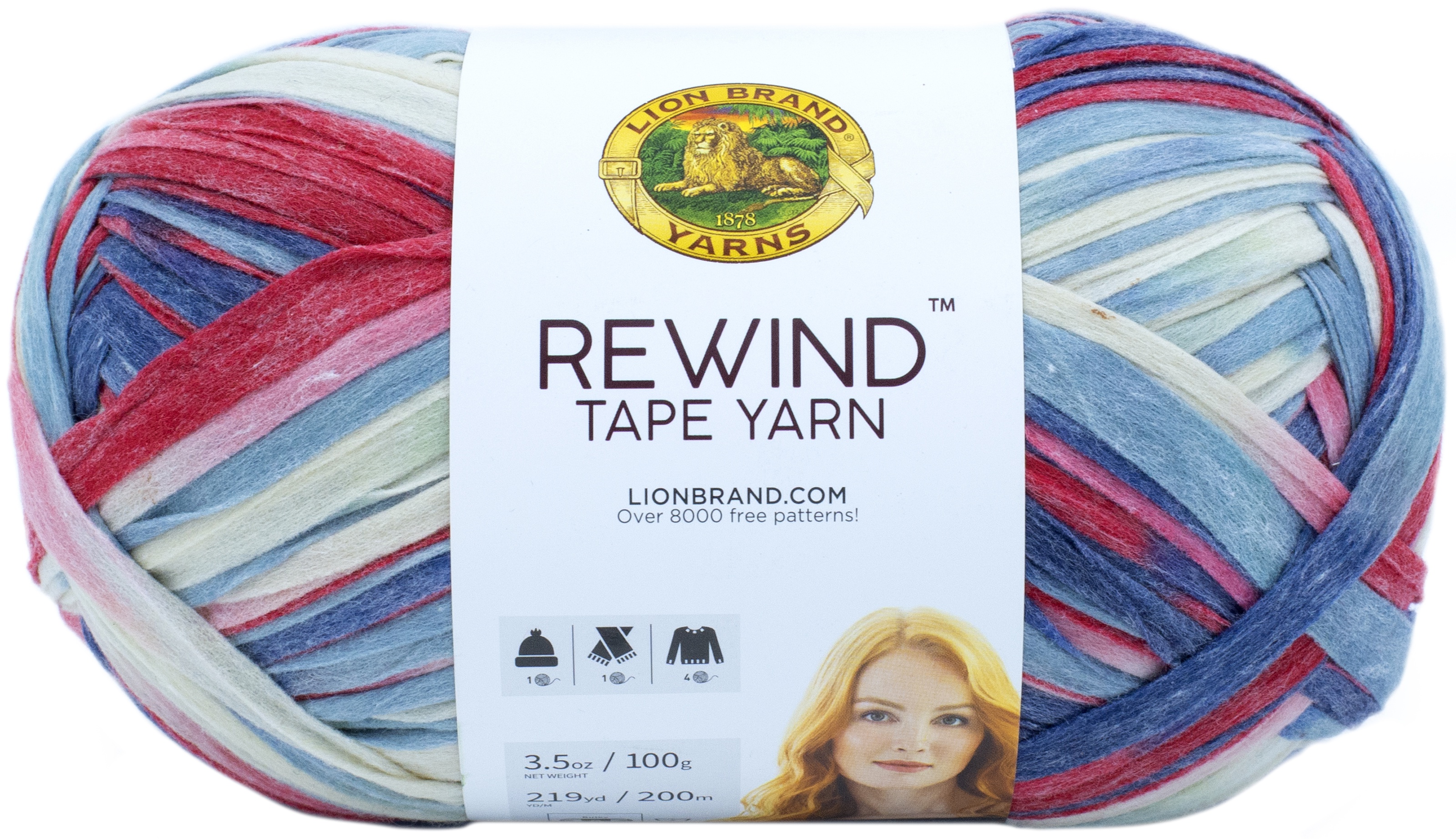 lion brand rewind yarn